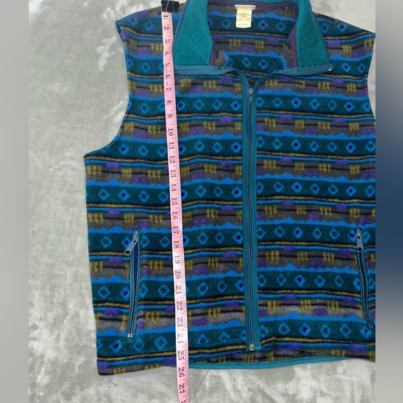 Vintage LL. Bean Aztec fleece vest - Picture 4 of 10